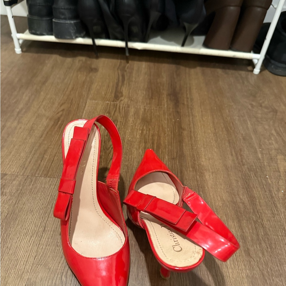 Dior Red Women's Heels - Picture 7 of 7